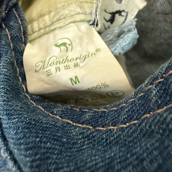 Stylish Women's Denim Overalls with Patchwork - Picture 7 of 7